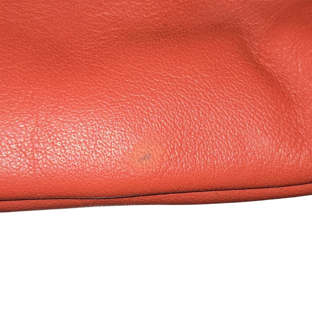 Coach Wristlet Wallet Womens Coral Convertible Leather Fold Over Flap Closed - Picture 9 of 14